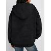 imageTrendy Queen Zip Up Hoodies for Women Acid Wash Oversized Sweatshirts Fall Cute Y2k Clothes Winter Jackets Vintage StreetwearBlack