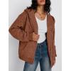 imageTrendy Queen Zip Up Hoodies for Women Acid Wash Oversized Sweatshirts Fall Cute Y2k Clothes Winter Jackets Vintage StreetwearBrown
