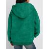 imageTrendy Queen Zip Up Hoodies for Women Acid Wash Oversized Sweatshirts Fall Cute Y2k Clothes Winter Jackets Vintage StreetwearGreen