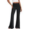 imageTrendy Queen Womens Wide Leg Yoga Pants Palazzo Fall Work Flowy Casual Pants Stretchy Bussiness OutfitsBlack