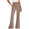 imageTrendy Queen Womens Wide Leg Yoga Pants Palazzo Fall Work Flowy Casual Pants Stretchy Bussiness OutfitsCoffee