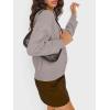 imageTrendy Queen Cropped Cardigan Sweaters for Women Lightweight Crop Cotton Knit Y2k Fall Outfits Fashion Clothes 2025Camel