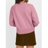 imageTrendy Queen Cropped Cardigan Sweaters for Women Lightweight Crop Cotton Knit Y2k Fall Outfits Fashion Clothes 2025Pink