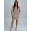 imageTrendy Queen Womens Hoodies Dresses Oversized Sweatshirts Long Sleeve Tops Fleece Pullover Fall Winter Cute ClothesCoffeegrey