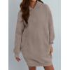 imageTrendy Queen Womens Hoodies Dresses Oversized Sweatshirts Long Sleeve Tops Fleece Pullover Fall Winter Cute ClothesCoffeegrey