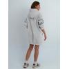 imageTrendy Queen Womens Hoodies Dresses Oversized Sweatshirts Long Sleeve Tops Fleece Pullover Fall Winter Cute ClothesGrey