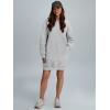 imageTrendy Queen Womens Hoodies Dresses Oversized Sweatshirts Long Sleeve Tops Fleece Pullover Fall Winter Cute ClothesGrey