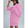 imageTrendy Queen Womens Hoodies Dresses Oversized Sweatshirts Long Sleeve Tops Fleece Pullover Fall Winter Cute ClothesPink