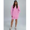 imageTrendy Queen Womens Hoodies Dresses Oversized Sweatshirts Long Sleeve Tops Fleece Pullover Fall Winter Cute ClothesPink