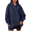 imageTrendy Queen Womens Hoodies Dresses Oversized Sweatshirts Long Sleeve Tops Fleece Pullover Fall Winter Cute ClothesNavy