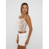 imageTrendy Queen Womens Camisole Tube Tops with Adjustable Spaghetti Strap Cute Summer Going Out Crop Tops 2025Beige