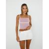 imageTrendy Queen Womens Camisole Tube Tops with Adjustable Spaghetti Strap Cute Summer Going Out Crop Tops 2025Pink