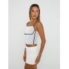 imageTrendy Queen Womens Camisole Tube Tops with Adjustable Spaghetti Strap Cute Summer Going Out Crop Tops 2025White