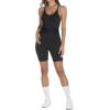 imageTrendy Queen Womens Ribbed Tank Tops Racerback Summer Basic Camisole V Neck Going Out Slim Fit Fashion Clothes 2025Black