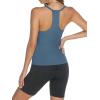 imageTrendy Queen Womens Ribbed Tank Tops Racerback Summer Basic Camisole V Neck Going Out Slim Fit Fashion Clothes 2025Blue