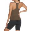 imageTrendy Queen Womens Ribbed Tank Tops Racerback Summer Basic Camisole V Neck Going Out Slim Fit Fashion Clothes 2025Coffee