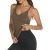 imageTrendy Queen Womens Ribbed Tank Tops Racerback Summer Basic Camisole V Neck Going Out Slim Fit Fashion Clothes 2025Coffee
