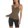 imageTrendy Queen Womens Ribbed Tank Tops Racerback Summer Basic Camisole V Neck Going Out Slim Fit Fashion Clothes 2025Coffee