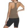 imageTrendy Queen Womens Ribbed Tank Tops Racerback Summer Basic Camisole V Neck Going Out Slim Fit Fashion Clothes 2025Coffeegrey
