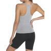imageTrendy Queen Womens Ribbed Tank Tops Racerback Summer Basic Camisole V Neck Going Out Slim Fit Fashion Clothes 2025Grey