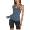 imageTrendy Queen Womens Ribbed Tank Tops Racerback Summer Basic Camisole V Neck Going Out Slim Fit Fashion Clothes 2025Greyblue