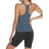 imageTrendy Queen Womens Ribbed Tank Tops Racerback Summer Basic Camisole V Neck Going Out Slim Fit Fashion Clothes 2025Greyblue
