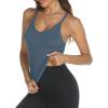 imageTrendy Queen Womens Ribbed Tank Tops Racerback Summer Basic Camisole V Neck Going Out Slim Fit Fashion Clothes 2025Greyblue