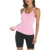 imageTrendy Queen Womens Ribbed Tank Tops Racerback Summer Basic Camisole V Neck Going Out Slim Fit Fashion Clothes 2025Pink