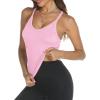 imageTrendy Queen Womens Ribbed Tank Tops Racerback Summer Basic Camisole V Neck Going Out Slim Fit Fashion Clothes 2025Pink