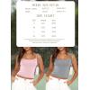 imageTrendy Queen Womens Spaghetti Strap Tank Tops Adjustable Cute Camisole Going Out Crop Tops Summer ClothesArmygreen