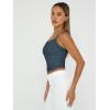 imageTrendy Queen Womens Spaghetti Strap Tank Tops Adjustable Cute Camisole Going Out Crop Tops Summer ClothesHazeblue