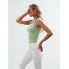 imageTrendy Queen Womens Spaghetti Strap Tank Tops Adjustable Cute Camisole Going Out Crop Tops Summer ClothesLightgreen