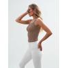 imageTrendy Queen Womens Spaghetti Strap Tank Tops Adjustable Cute Camisole Going Out Crop Tops Summer ClothesMochabrown