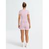 imageTrendy Queen Womens 2 Piece Workout Sets Short Matching Lounge Sets Summer Clothes Going Out Gym OutfitsBabypink