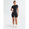 imageTrendy Queen Womens 2 Piece Workout Sets Short Matching Lounge Sets Summer Clothes Going Out Gym OutfitsBlack