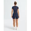 imageTrendy Queen Womens 2 Piece Workout Sets Short Matching Lounge Sets Summer Clothes Going Out Gym OutfitsNavyblue