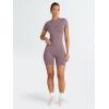 imageTrendy Queen Womens 2 Piece Workout Sets Short Matching Lounge Sets Summer Clothes Going Out Gym OutfitsNutmeg