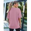 imageTrendy Queen Womens Fashion Workout T Shirts Athletic Plus Size Tops Summer Trendy Clothes 2025 Short Sleeve Spring TeePink