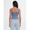 imageTrendy Queen Womens Going Out Crop Tops Backless Tank Tops Summer Y2k Teen Girls Basics Cute ClothesAshblue