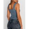 imageTrendy Queen Womens Going Out Crop Tops Backless Tank Tops Summer Y2k Teen Girls Basics Cute ClothesHazeblue