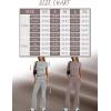 imageTrendy Queen Lounge Sets For Women 2 Piece Casual Y2K Outfits Short Sleeve Cropped Tops Fold Over Flare Pants TracksuitsDarkgrey