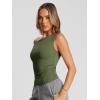 imageTrendy Queen Womens Off The Shoulder Tops Summer Shirts Going Out Crop Tank Top Y2K T Corset Tube Cute Fashion OutfitsArmy Green
