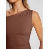 imageTrendy Queen Womens Off The Shoulder Tops Summer Shirts Going Out Crop Tank Top Y2K T Corset Tube Cute Fashion OutfitsBrown