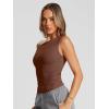 imageTrendy Queen Womens Off The Shoulder Tops Summer Shirts Going Out Crop Tank Top Y2K T Corset Tube Cute Fashion OutfitsBrown