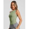imageTrendy Queen Womens Off The Shoulder Tops Summer Shirts Going Out Crop Tank Top Y2K T Corset Tube Cute Fashion OutfitsGreen