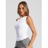 imageTrendy Queen Womens Off The Shoulder Tops Summer Shirts Going Out Crop Tank Top Y2K T Corset Tube Cute Fashion OutfitsWhite