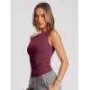 imageTrendy Queen Womens Off The Shoulder Tops Summer Shirts Going Out Crop Tank Top Y2K T Corset Tube Cute Fashion OutfitsWine Red