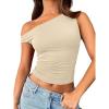 imageTrendy Queen Womens Off The Shoulder Tops Summer Shirts Going Out Crop Tank Top Y2K T Corset Tube Cute Fashion OutfitsApricot