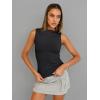 imageTrendy Queen Women Going Out Casual Tank Tops Spring Summer Basic Cute 2025 Sleeveless Shirt Y2K Fashion Outfit ClothesBlack