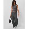 imageTrendy Queen Women Going Out Casual Tank Tops Spring Summer Basic Cute 2025 Sleeveless Shirt Y2K Fashion Outfit ClothesGrey